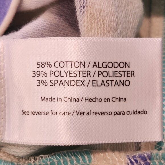 Wildfox Striped Sweatshirt Womens Size M Blue Aqua Soft Terry Cloth - Picture 5 of 7